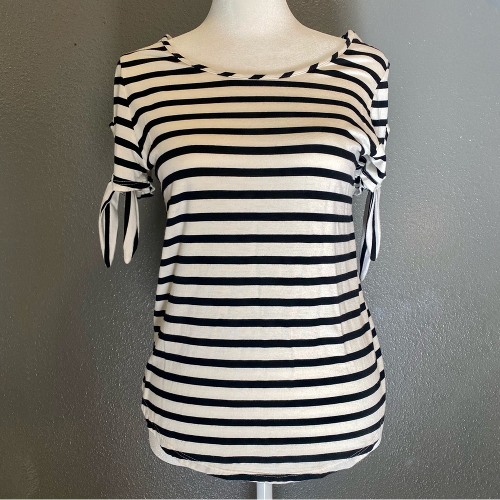 Cute Striped Tee - Size XS. Made in USA!